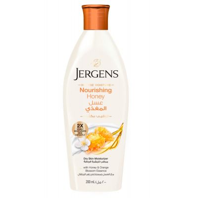 Jergens, Body Lotion, Moisturizer, With Nourishing Honey, For Dry Skin - 200 Ml