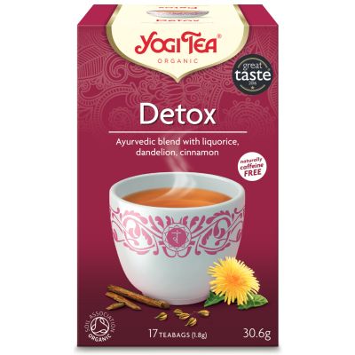 Yogi, Organic Tea, Caffeine Free, Detox - 17 Sachets