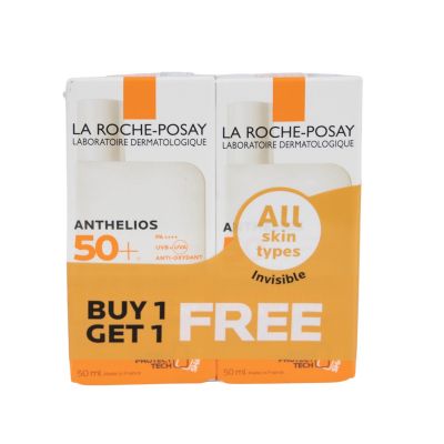 La Roche - Posay, Anthelios, Sunscreen, Spf 50+, For All Skin Types, 1+1 Free - 1 Kit