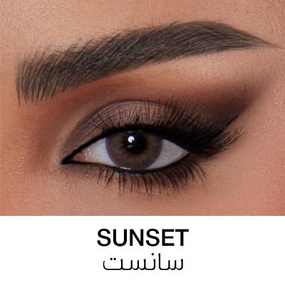 Amara, Colored Contact Lenses,Monthly, Sunset - 1 Pair