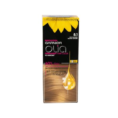 Garnier, Olia, Permanent Hair Color, Ash Blonde 8.1 - 1 Kit