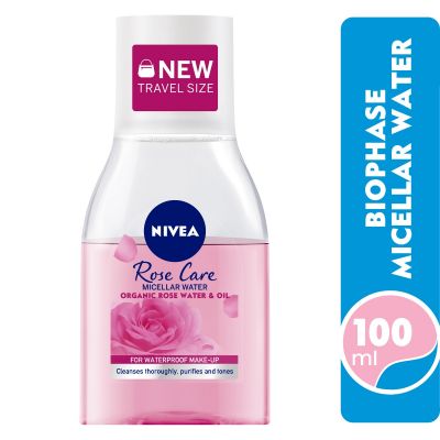 Nivea, Micellar Water, With Rose Water, Purifies The Skin - 100 Ml
