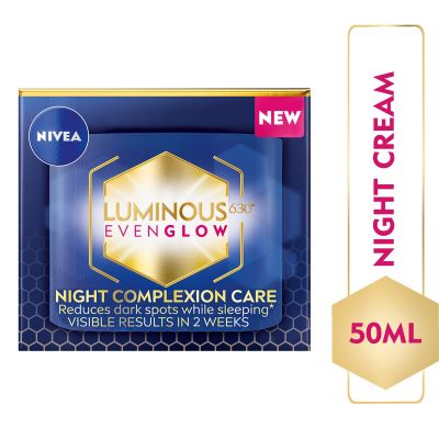 Nivea, Luminous 630, Night Cream, For Dark Spots - 50 Ml