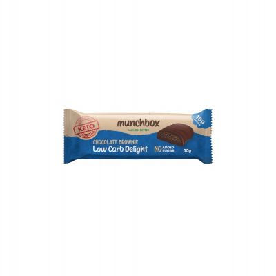Munchbox, Low Carbohydrate Bar, Rich In Protein, With Chocolate Brownie, Gluten Free - 50 Gm