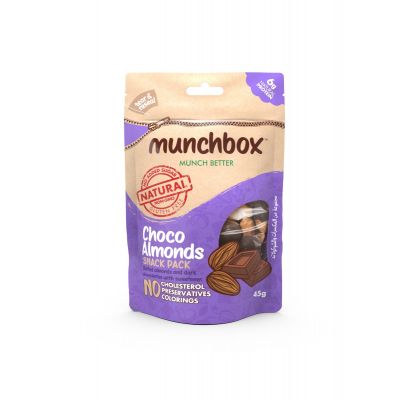 Munchbox, Salted Almond With Chocolate Pack, Gluten Free - 45 Gm