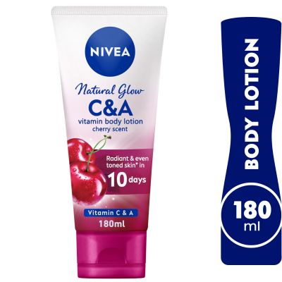 Nivea, Body Lotion, Vitamin C & A, With Cherry Scent - 180 Ml