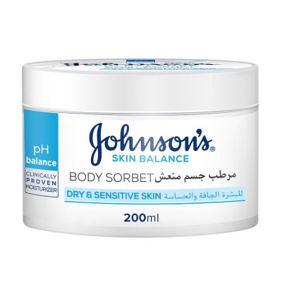 Johnson'S, Skin Balance, Body Sorbet, For Dry Sensitive Skin - 200 Ml