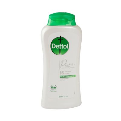 Dettol, Body Wash, Pure, Without Fragrance & Alcohol - 250 Ml