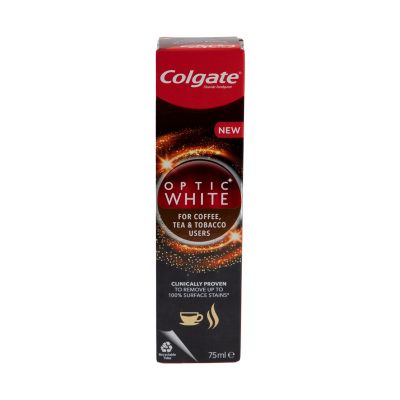 Colgate, Toothpaste, Optic White, For Coffee, Tea & Tobacco Users - 75 Ml