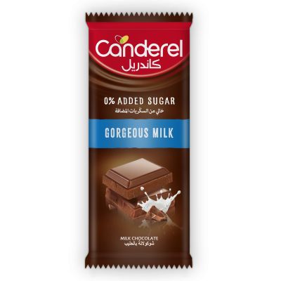 Canderel, Slab Milk Chocolate - 100 Gm