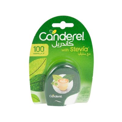 Canderel, Tablets, Low Calorie Sweetener, With Stevia - 100 Tablets