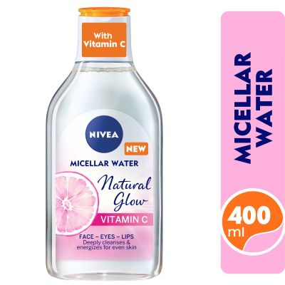 Nivea, Micellar Water, With Vitamin C, Deeply Cleanses & Energizes The Skin - 400 Ml