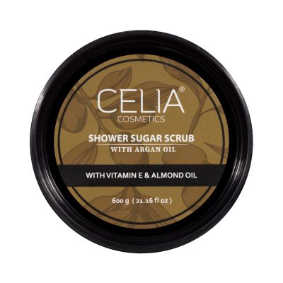 Celia, Shower Sugar Body Scrub, Argan Oil - 600 Gm