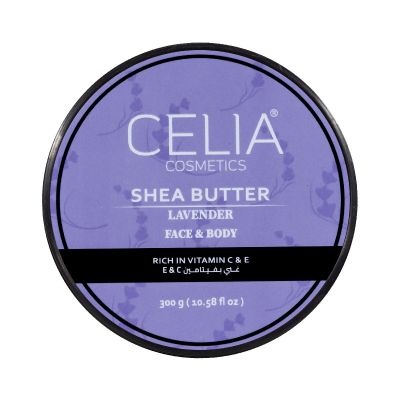 Celia, Body & Face Butter, Shea Butter & Lavender - 300 Gm