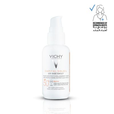 Vichy, Capital Soleil, Tinted Fluid, Uv Protect, Spf 50+, Anti Ageing - 40 Ml