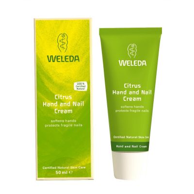 Weleda, Hand & Nail Cream, With Citrus, Softens Hands & Protects Nails - 50 Ml