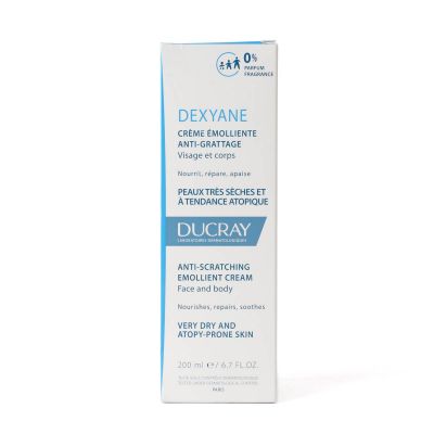 Ducray, Dexyane, Cream, Anti-Scratching, Very Dry Skin - 200 Ml