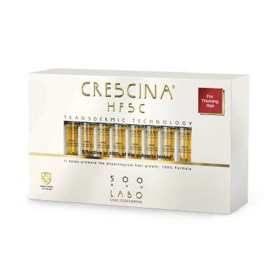 Crescina Hfsc, Transdermic, Hair Loss Ampuls, 500 Man - 1 Kit