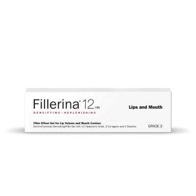 Fillerina 12 Ha, Lips Filler, Volum & Mouth Contour, Grade 3 - 1 Kit