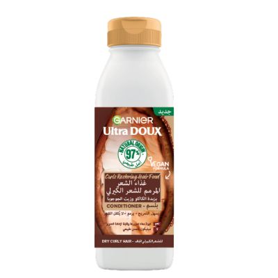 Garnier, Ultra Doux, Cocoa Butter Hair Food Conditioner, for Dry Curly Hair - 350 Ml