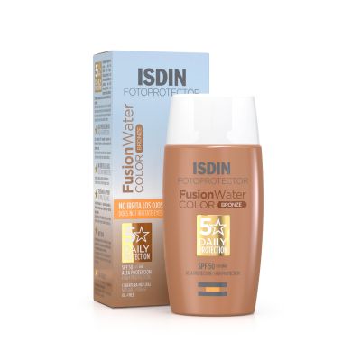 Isdin, Photoprotector, Sunscreen, Fusion Water, Bronze 50+Spf - 50 Ml