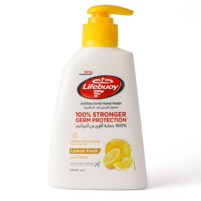 Lifebuoy, Hand Wash, Antibacterial, Lemon Fresh - 200 Ml