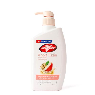 Lifebuoy, Germ Protection Body Wash, Apple Cider and Ginger - 500 Ml