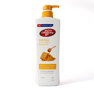 Lifebuoy, Body Wash, Antibacterial, Honey And Turmeric - 700 Ml