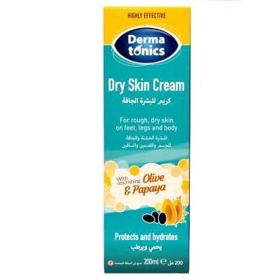 Dermatonics, Dry Skin Cream, For Feet, Legs, & Body - 200 Ml