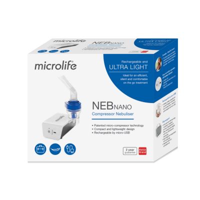 Microlife, Nebuliser NANO, Rechargable and Ultra Light - 1 Device