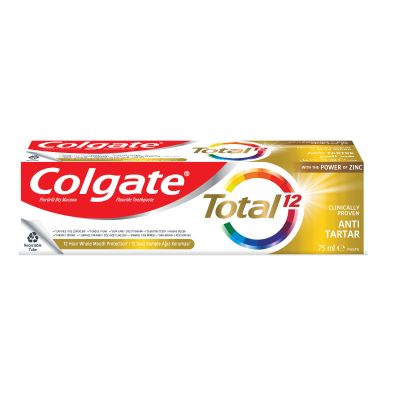 Colgate, Toothpaste, Total 12, Anti Tartar - 75 Ml