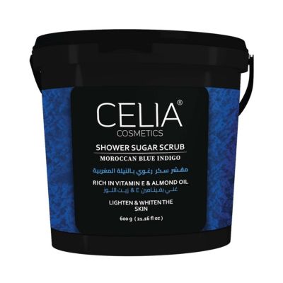 Celia, Body Scrub, With Moroccan Blue Indigo - 600 Gm