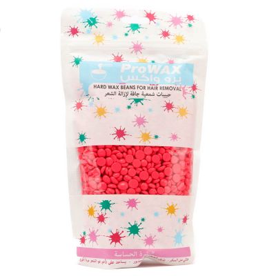 Prowax, Hard Wax Beans for Hair Removal, Pink, Sensitive Skin - 250 Gm