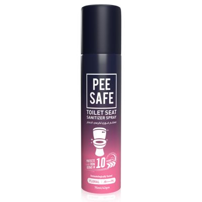 Pee Safe, Toilet Seat Sanitizer, Spray, Floral Flavour - 75 Ml
