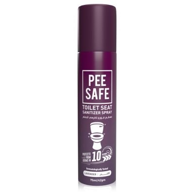 Pee Safe, Toilet Seat Sanitizer, Spray, Lavender Flavour - 75 Ml