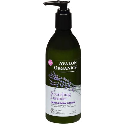 Avalon Organics, Hand & Body Lotion, Nourshing, Lavender - 340 Gm