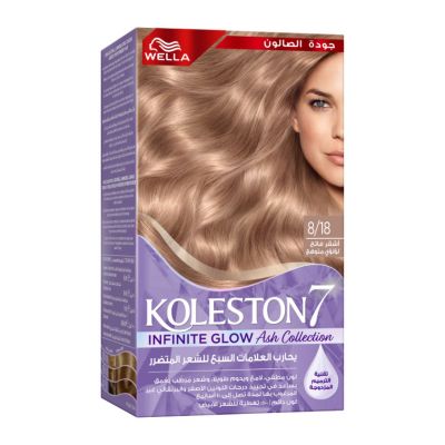 Koleston, Hair Color, Infinite Glow, Light Blond 8/18 - 1 Kit