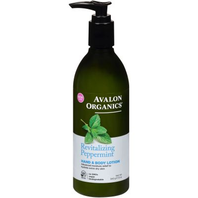 Avalon Organics, Hand & Body Lotion, Revitalizing, Peppermint - 340 Gm