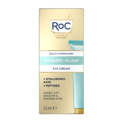 Roc, Multi Correxion, Hydrate + Plump, With Hyaluronic Acid, Eye Cream - 15 Ml