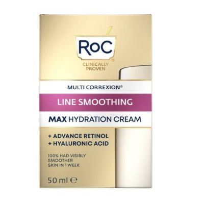 Roc, Retinol Correxion, Line Smoothing, Max Hydration Cream - 50 Ml