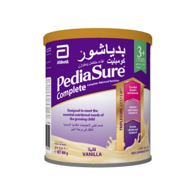 Pediasure, Baby Milk, Complete 3+, For Children From 3-10 Years, With Vanilla Flavor - 400 Gm