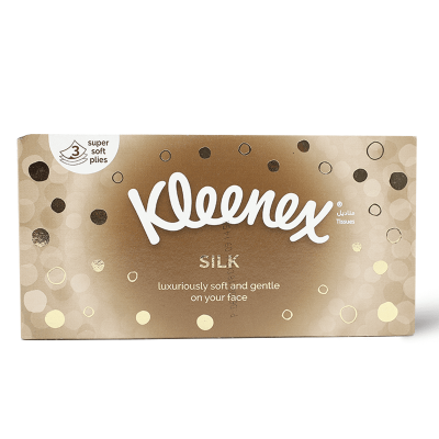 Kleenex Facial Tissues Silk 3 Layers - 54 Pcs
