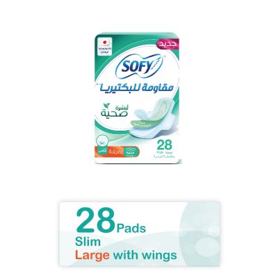 Sofy Feminine Pads Antibacterial - 28 Pcs