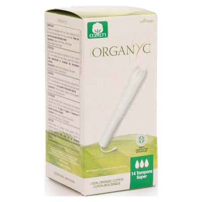 Organyc, Feminine Tampons, Organic Cotton, Super - 14 Pcs