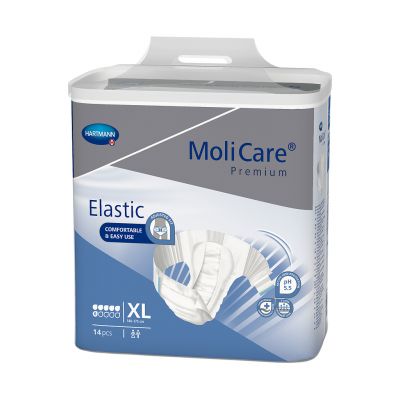 Molicare, Premium, Adult Diapers, Xlarge Size - 14 Pcs