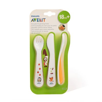 Philips, Avent, Cutlery Set, Fork, Spoon And Knife, +18 Months - 1 Kit