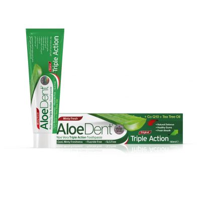 Aloedent, Toothpaste, Triple Action With Aloe Vera - 100 Ml