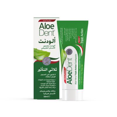 Aloedent, Toothpaste, Triple Action - 50 Ml
