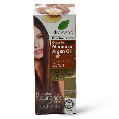 Dr.Organic Hair Treatment Serum Moroccan Argan Oil - 100 Ml