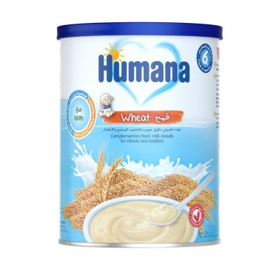 Humana Baby Complementary Food With Wheat And Milk Cereals For 6 Months Baby - 400 Gm